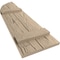 Ekena Millwork Hand Hewn 2 Board Joined Board-n-Batten w/Quarter Round Arch Top Faux Wood Shutters, 11"W x 38"H SHUBJQ11X38HHPR - alternate 9